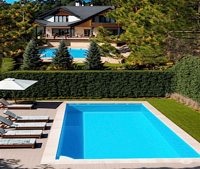 Yığma Blok Skimmer Havuz yapımı